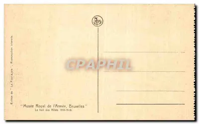 सैन्य राजकीय संग्रहालय — सहयोगियों के हॉल 1914-1918 — एडिशन ला फौरियर — पीछे