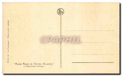Museu Real do Exército — Departamento Técnico — Edição de 'La Fourragère' — Verso