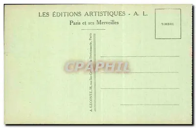 Parigi — La Conciergerie e il Ponte au Change — A. L. n°226 — Verso