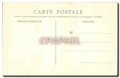 Paris — Estátua de Jules Simon — B. F., Paris, n° 135 — Verso