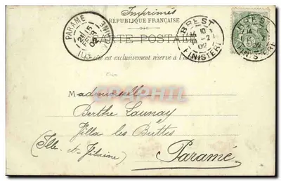 Parigi — Parco Monceau. Statua di Guy de Maupassant — Editore CHRIS, n°38 — Verso