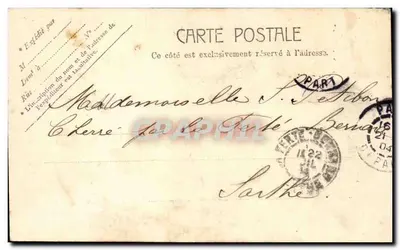 Widok na wyspę w jeziorze Las Boulogne — Paryż — n° 5973 — Rewers