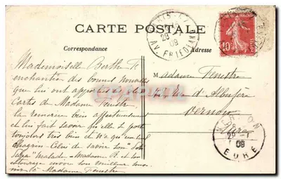 PARIS — Igreja Nossa Senhora da Estação — C. M. n° 263 — Verso