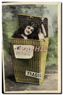 Mulher em um cesto — Edição Tarpure — número de série ilegível