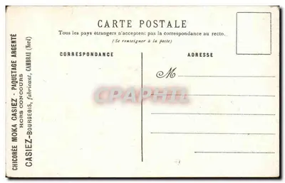 Anémonas Fulgens — ilustração botânica — editor Casiez, Cambrai — Verso