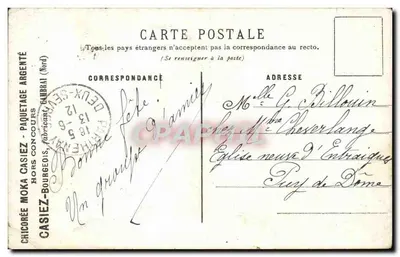 Espinheiros — ilustração botânica — editor Casiez, número de série não visível — Verso