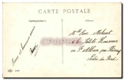 Bonne Année — Wydawnictwo L. D. — N° 108 — Rewers