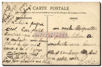 BÉBÉ CHARMANT — Edição Bergéret - Gliché Walery — Verso