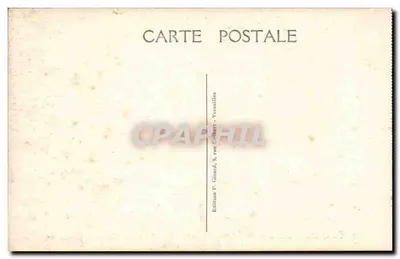 Versailles — Palácio do Grande Trianon — A Câmara de Napoleão I — Verso
