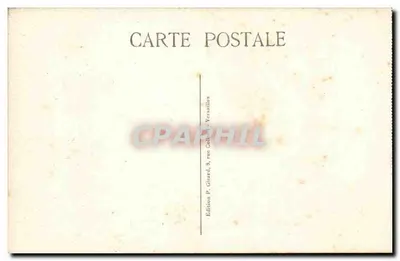 Versailles — Palácio do Grande Trianon — Edição P. Girard, 9 rue Colbert, Versailles — Verso