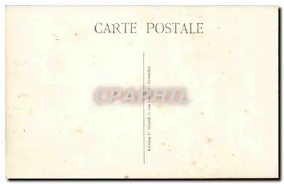 Versailles — Het Paleis - Gezicht op het Park — Uitgave P. Girard, Versailles — Achterkant