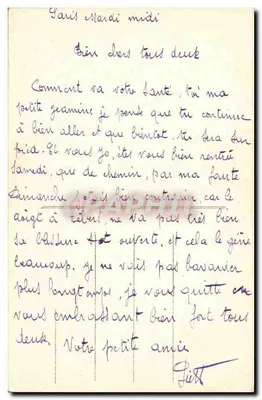 PARIS — WIDOK NA RYNEK KWIECIONY — Wydawca: C. L. B. n° 103 — Rewers