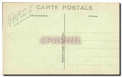 Paryż — Pomnik Alfreda de Musseta — A.P. n°280 — Rewers