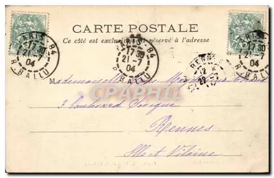 Paryż — Teatr Châtelet — L. J & Cie, wyd., Angouilème-Paryż — Rewers