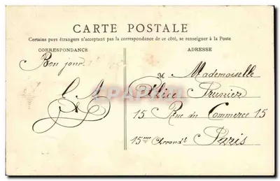 PARIS — Igreja Notre-Dame das Vitórias — B.F. Paris 149 — Verso