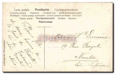 Menina cercada de borboletas — ilustração — Lychnographire (Fotografia) n° 1078/6 — Verso
