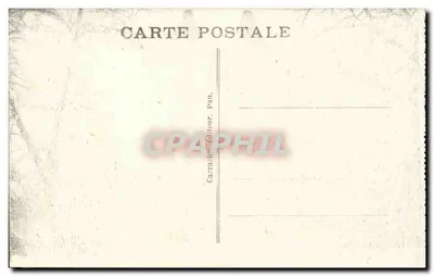 Pau — Het Kasteel (gezien vanaf de Basse-Plaine) — Carnache, uitgever Paul — Achterkant