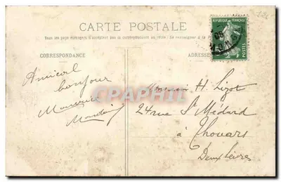 Leão e Leoa da Abissínia — Jardim das Plantas, Paris — Doação do Barão de Rothschild — n° 382 — Verso