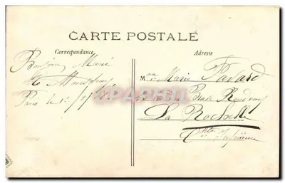 PARIS — Jardim das Plantas — Os Gorilas — J.H. — n° 867 — Verso