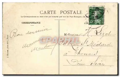 Zébres da África Austral — Jardim das Plantas, Paris — J. Hauser, fot.-edit., Paris, n° 646 — Verso