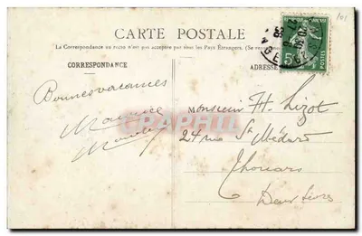 Cervo Daim - Damas (Europa) — Jardim das Plantas, Paris — J.H. n°379 — Verso