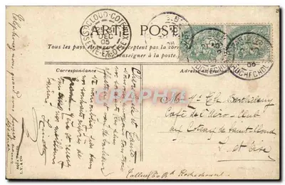Paryż — Gara Quai d'Orsay — wydawca L.V. & Cie — Rewers