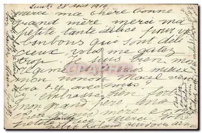 Bambina in abito da bambina — con un trifoglio a quattro foglie — editore Minin, n° 355 — Verso