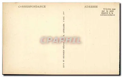 Calais — Pomnik Dzieci Calais — Ghesquier, architekt. Mougendre-Villers, rzeźbiarz — LL — Rewers