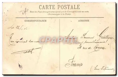 PARIS — Le Boulevard Saint-Denis — LL. — Éditeur LL. — N° 104 — Verso