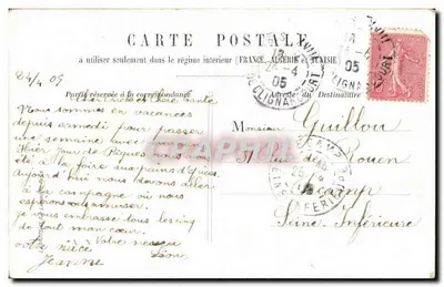 Paryż — Pomnik Gambetta — Wydawca anonimowy, nr 26 — Rewers