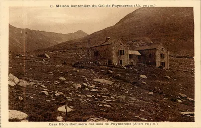 पुयमोरेन्स के कॉल के कैंटोनियर हाउस — ऊंचाई 1915 मीटर — एडिटर मेटेयरिंगर - टैबैक