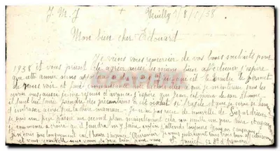 Arco do Triunfo — Paris — carta de felicitações — Verso