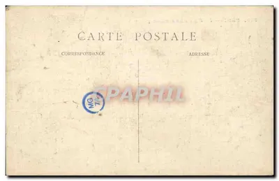 Paris - 6 - Jardim do Luxembourg Bilhete postal antigo — Verso