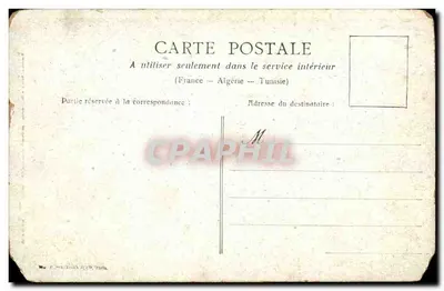 Paris — O Monumento de Gambetta — editor P. Truchot, Paris — Verso