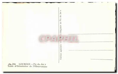 Pic du Jer — Widok panoramiczny — Wydanie specjalne «Magasin du Pic du Jer» — Rewers