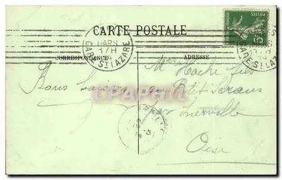 Paryż (IVe) — Hotel de Ville — Widok z wieży Świętego Jakuba — LL — Rewers