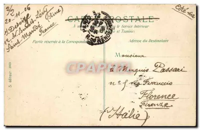 Paris - Coluna Vendôme — J. Desoize, n° 193 — Verso