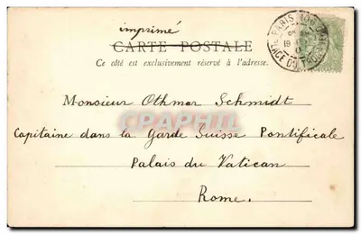 Rue Soufflot - Der Panthéon — Paris — B.F. Paris Nr. 80 — Rückseite