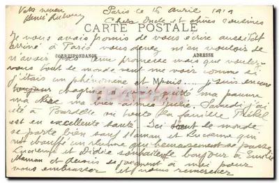 Paris — Église de la Trinité — J.M.T. Paris, n°5 — Verso