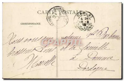 Paryż — Bulwar Kapucynów i Plac Opery — wydawca anonimowy, n° 66 — Rewers