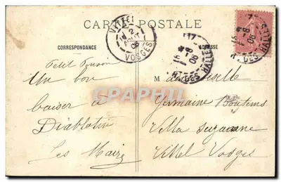Paryż - Wieża Świętego Jakuba — nr 39 — wydawca nieznany — Rewers