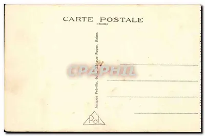 Entrada do Forte de La Pompelle — vista das arcos e escadas — Jacques Fréville, Reims, n° 421 — Verso