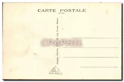 La Pompelle — Una plaza del Fuerte — Detalles de la destrucción causada por una granada el 11 de abril de 1917 — Jacques Fréville, Reims, n°429 — Reverso