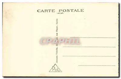 El Fuerte de La Pompelle — Los Pozos — Patio Este y vestigios de una entrada — Jacques Fréville, editor, Reims — Reverso
