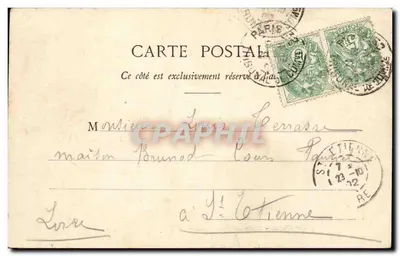Paris - Bois de Boulogne - Allée des Acacias (1) — editor anônimo, n° 295 — Verso