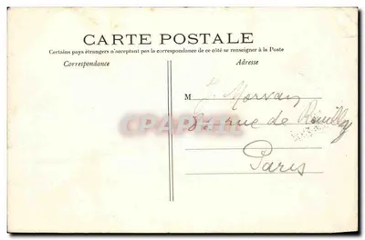 Paris — Fonte de Carpaux — Avenida do Observatório — C.M. n°39 — Verso