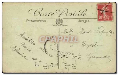 Paryż — Arc de Triomphe — LL. — N°704 — Rewers