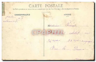 Paris - O Panorama da Escola Militar - G. I. - n°724 — Verso