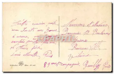 Ano Feliz — decoração floral de mimosa e rosas — editor Réve, N° 005 — Verso