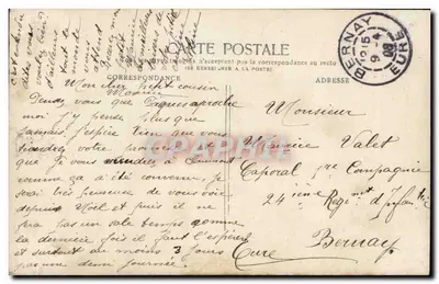 Niña con vestido de flores y sombrero de encaje — con rosas — editada por S.J.K. — Reverso